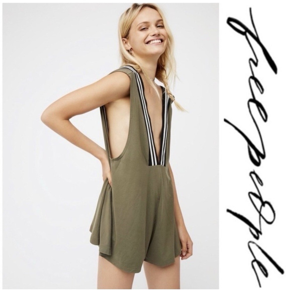 Free People Intimately Oversized‎ Romper XS Boho Cottagecore Gypsy FP Summer